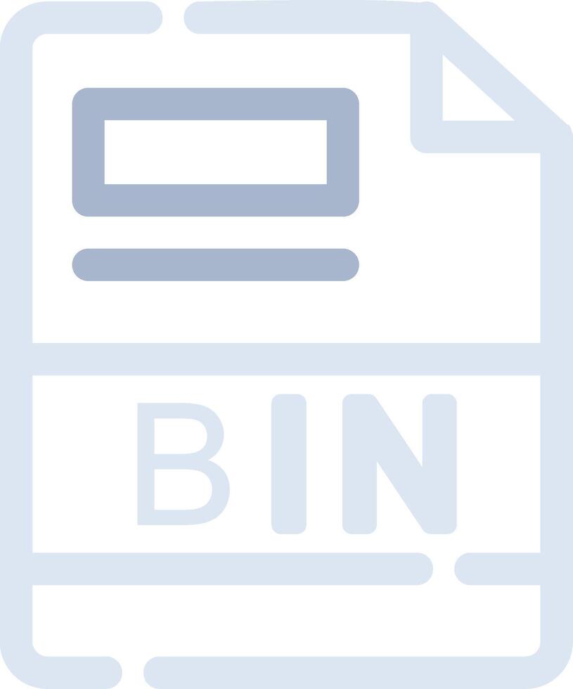 BIN Creative Icon Design vector