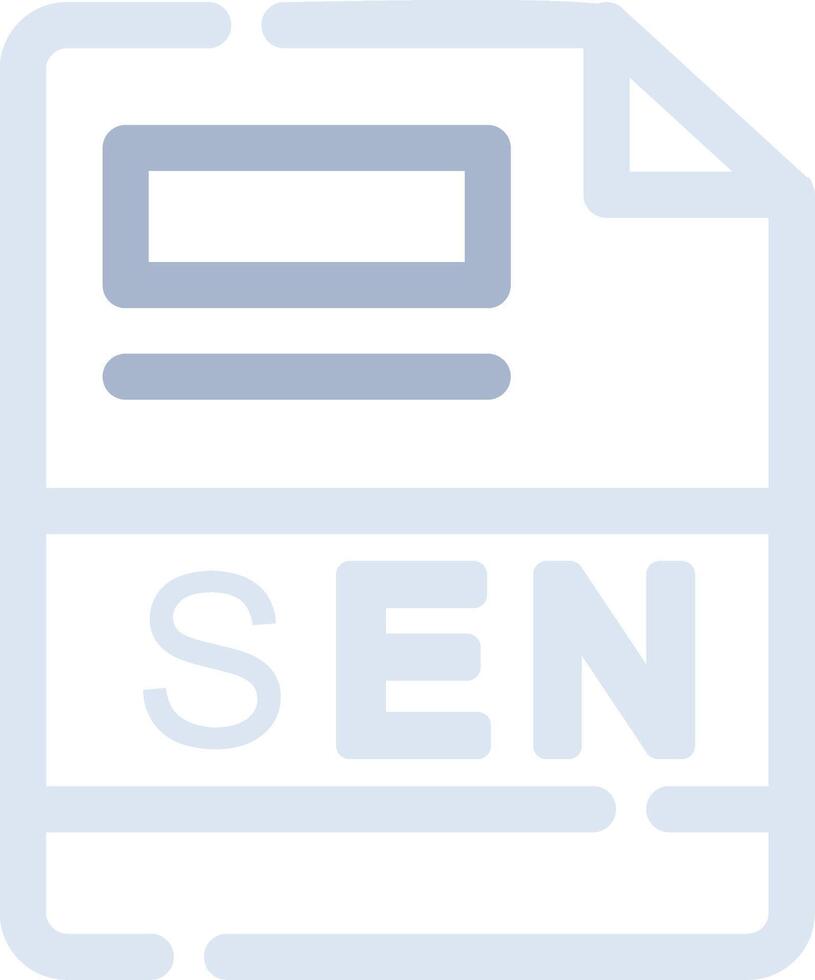 SEN Creative Icon Design vector