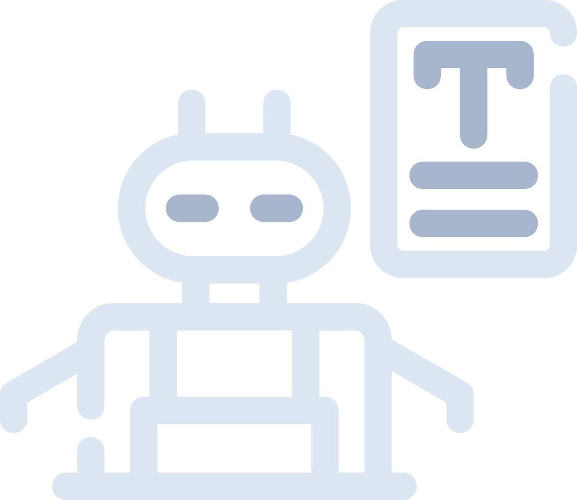 Bots Copywriting Creative Icon Design vector