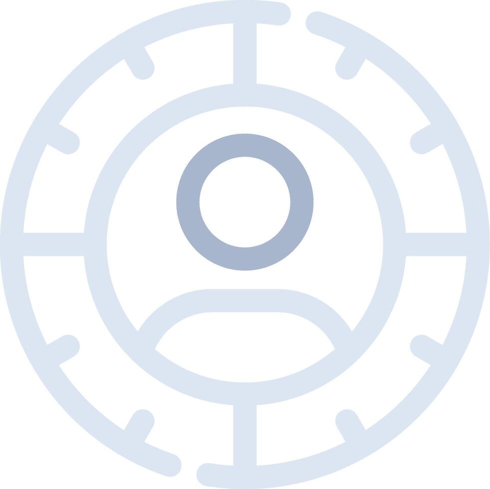 Target Audience Creative Icon Design vector