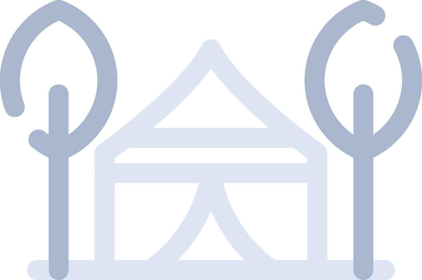 Tent Creative Icon Design vector
