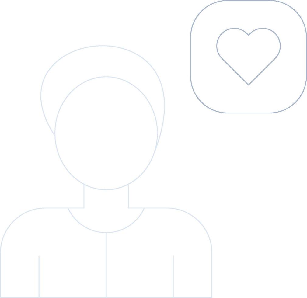 Admiration Creative Icon Design vector