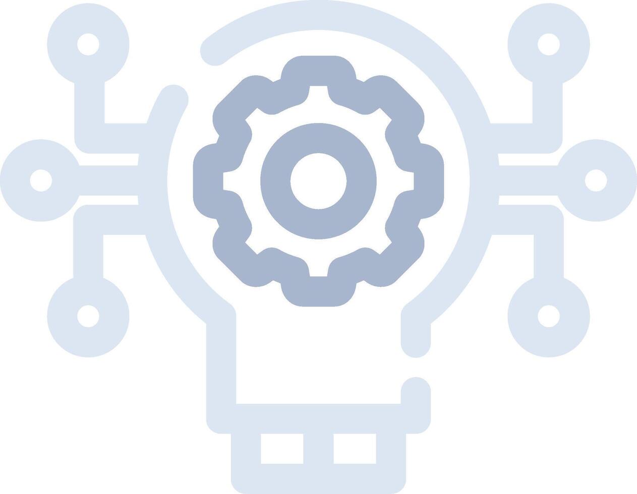 Technology Disruption Creative Icon Design vector