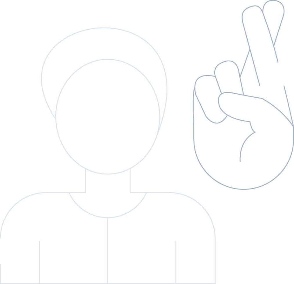 Non Verbal Communication Creative Icon Design vector