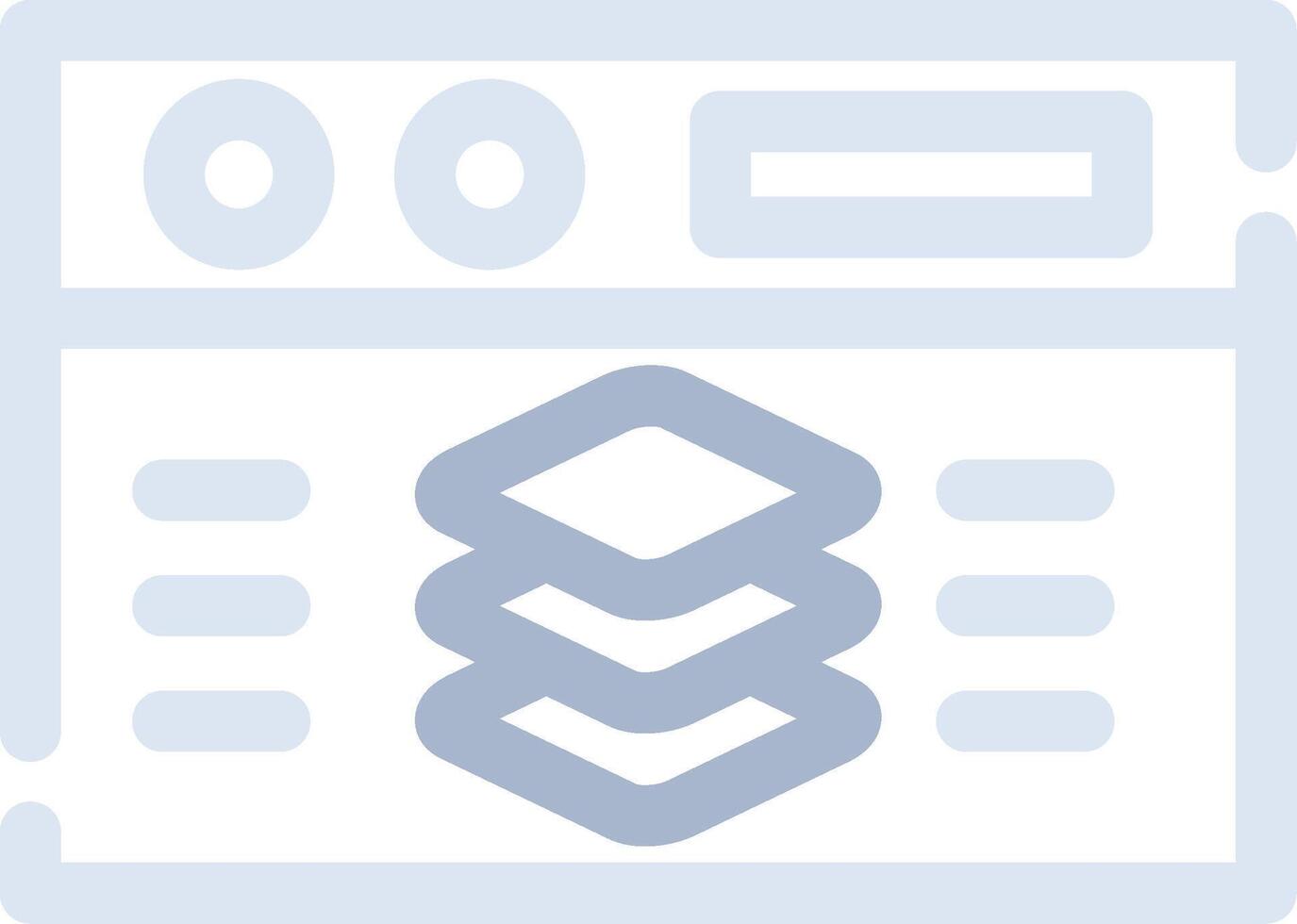 Full Stack Developer Creative Icon Design vector
