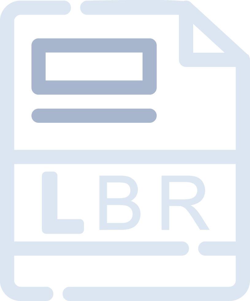 LBR Creative Icon Design vector