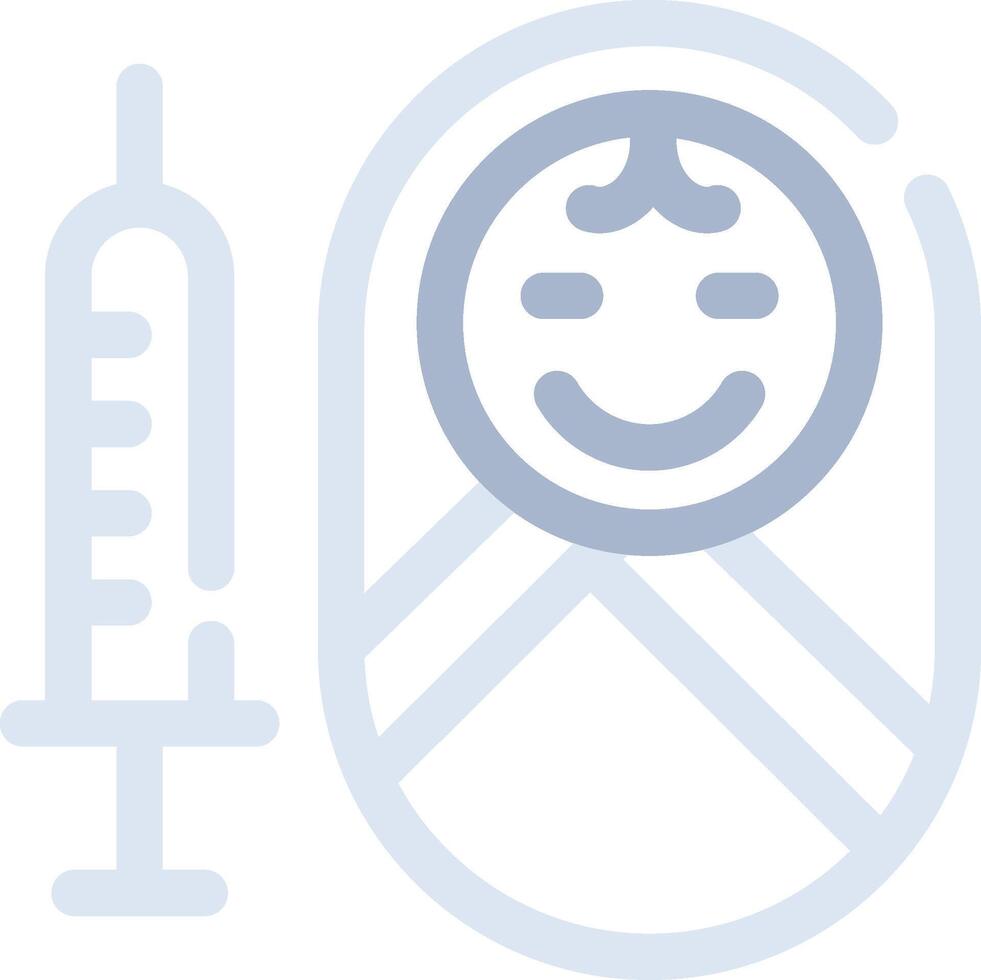 Vaccination Creative Icon Design vector