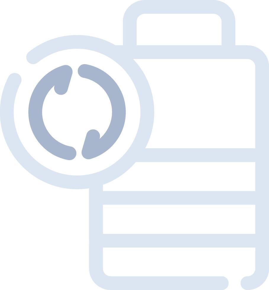 Battery Recyclings Creative Icon Design vector