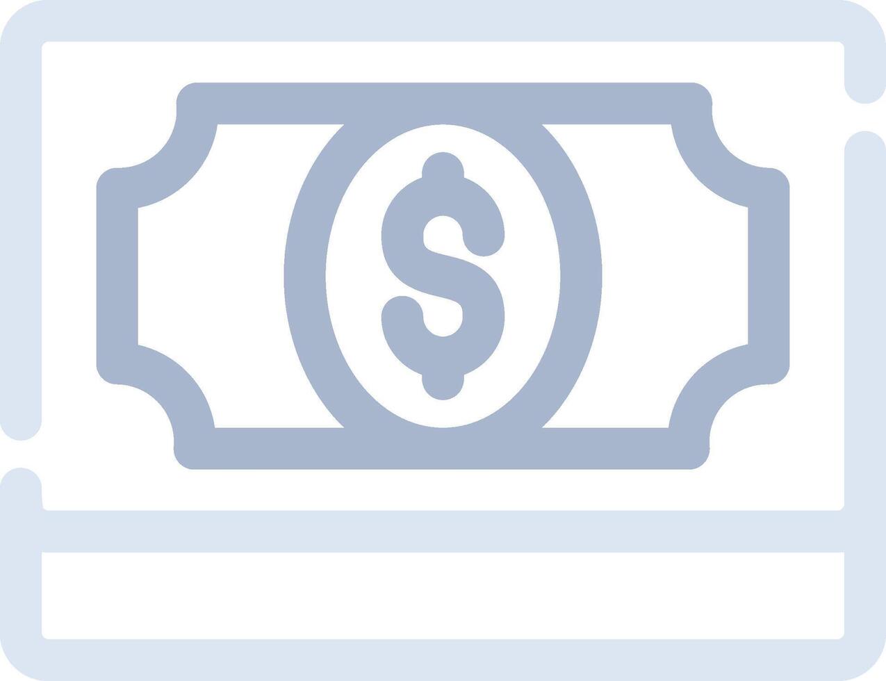 Banknotes Creative Icon Design vector