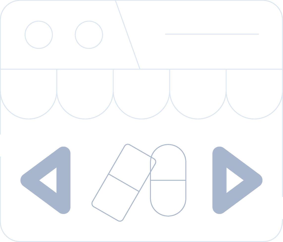 Wide Selection Of Products Creative Icon Design vector