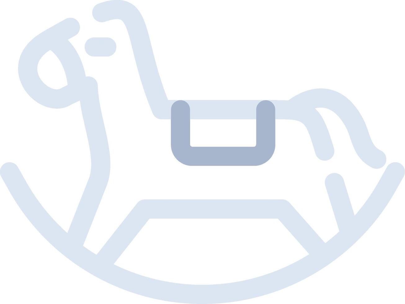 Toy Horse Creative Icon Design vector