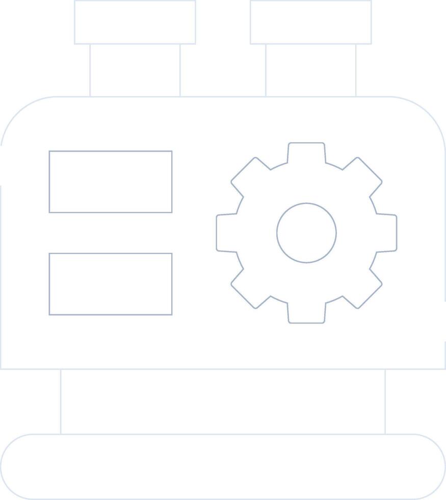Machinery Creative Icon Design vector