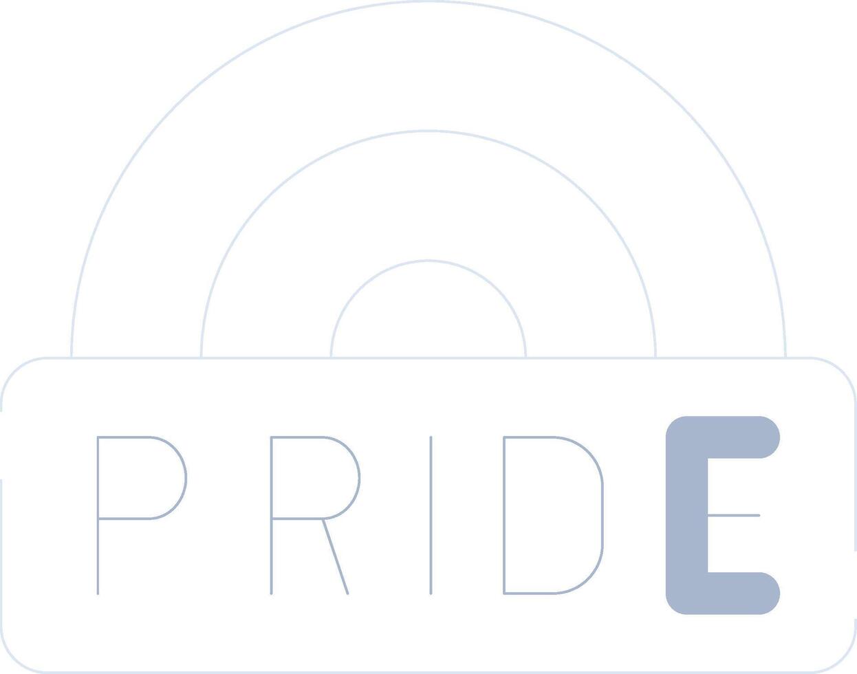 Pride Creative Icon Design vector