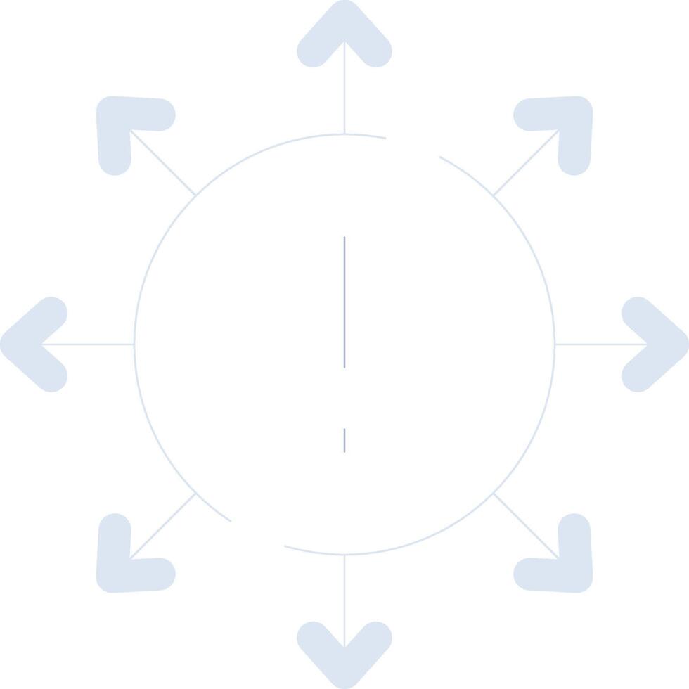 Diversification Creative Icon Design vector