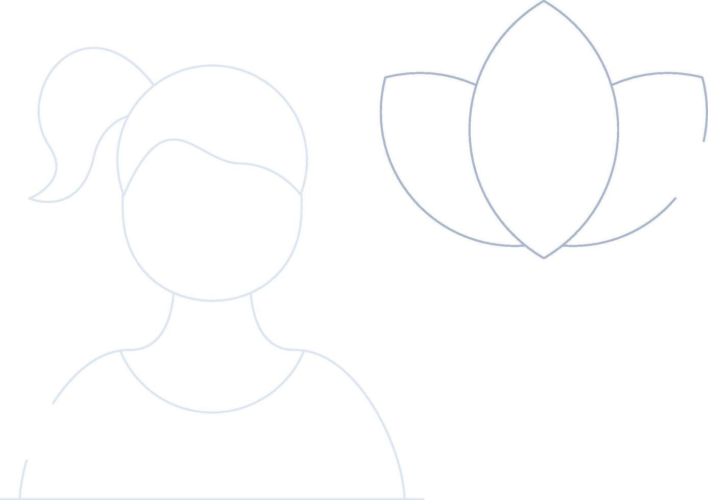 Meditation Creative Icon Design vector