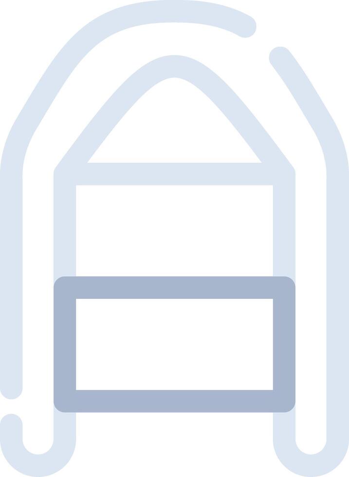 Inflatable Boat Creative Icon Design vector
