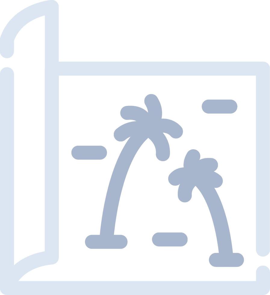 Map Creative Icon Design vector