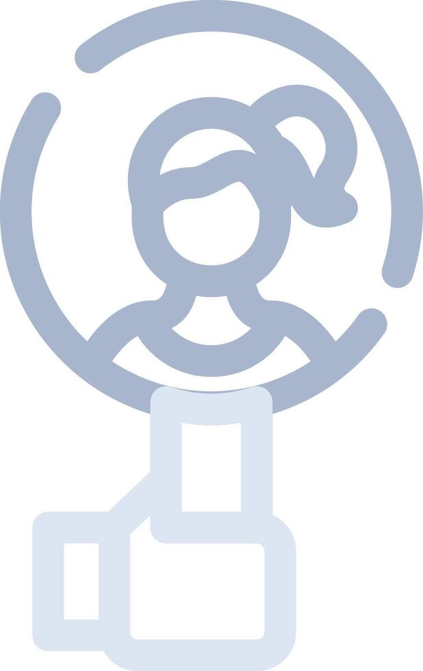 Supporter Creative Icon Design vector