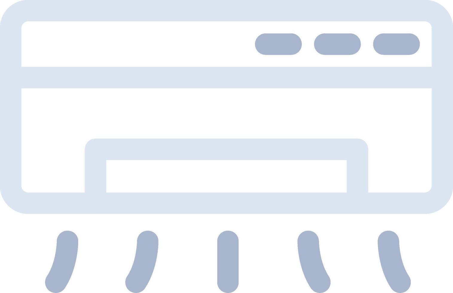 Air Conditioner Creative Icon Design vector