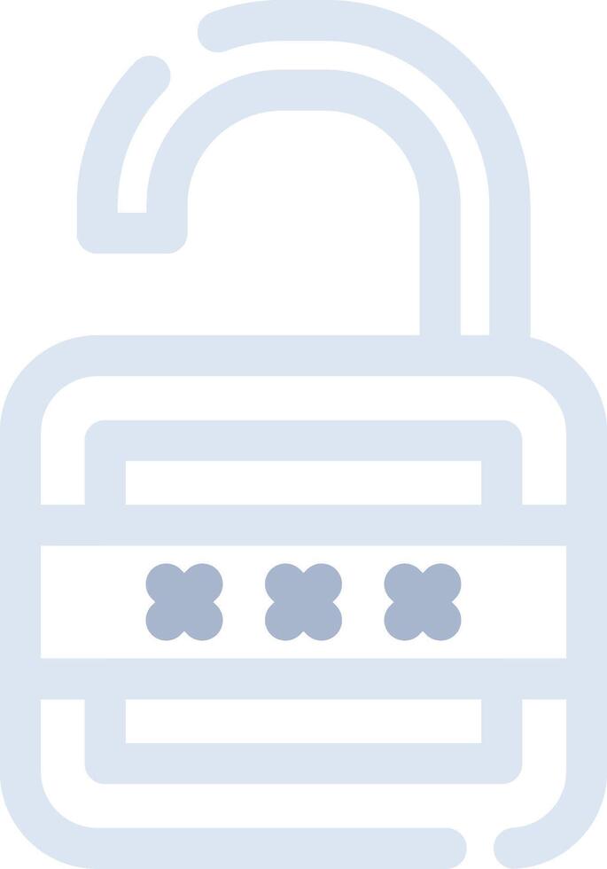 Lock Open Creative Icon Design vector