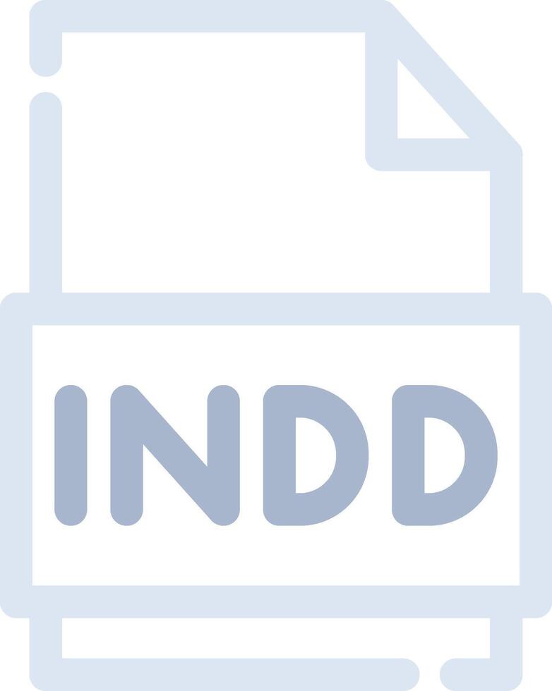 Indd File Creative Icon Design vector