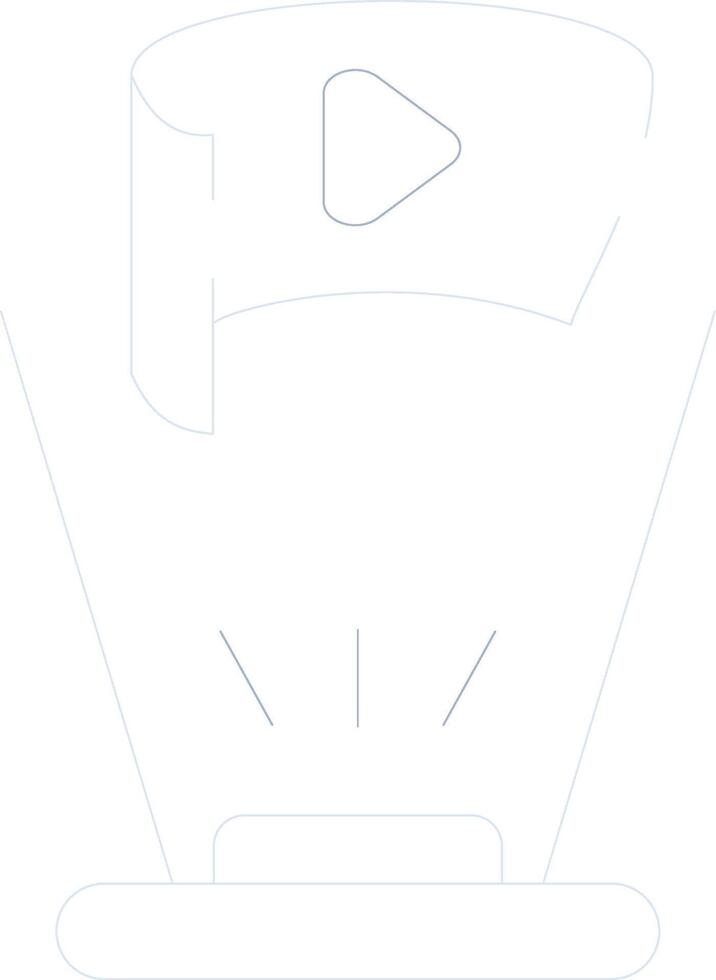 Field Of View Creative Icon Design vector