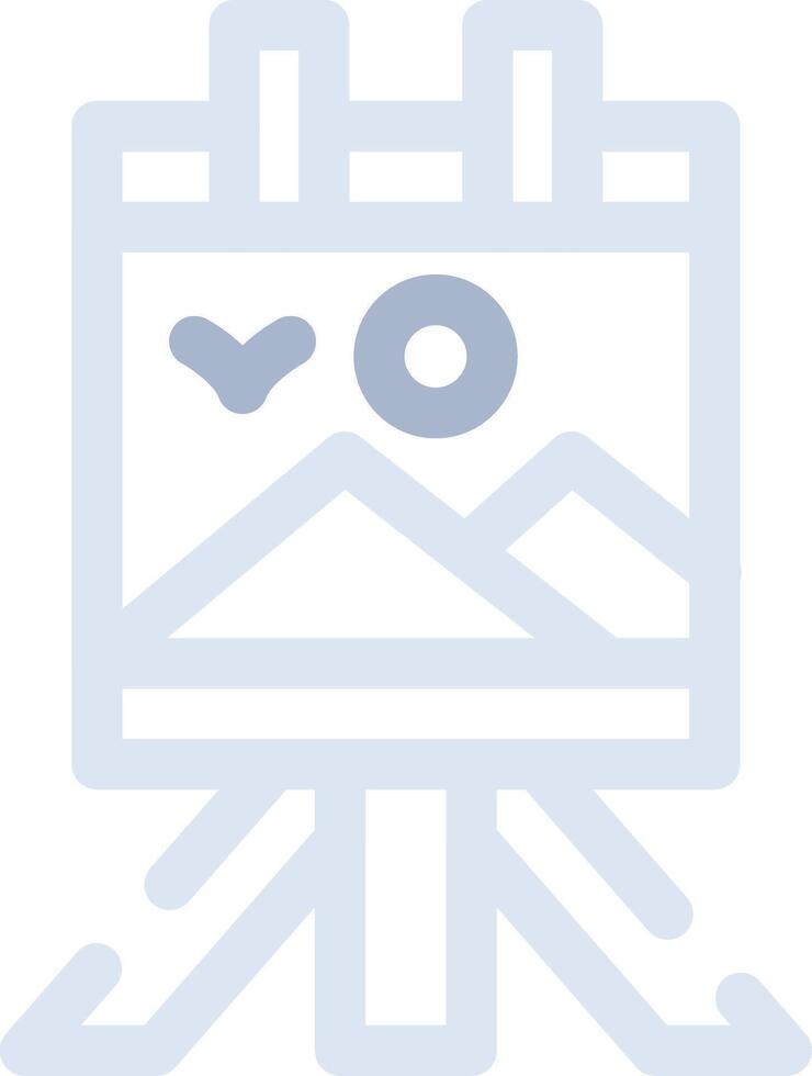 Canvas Creative Icon Design vector