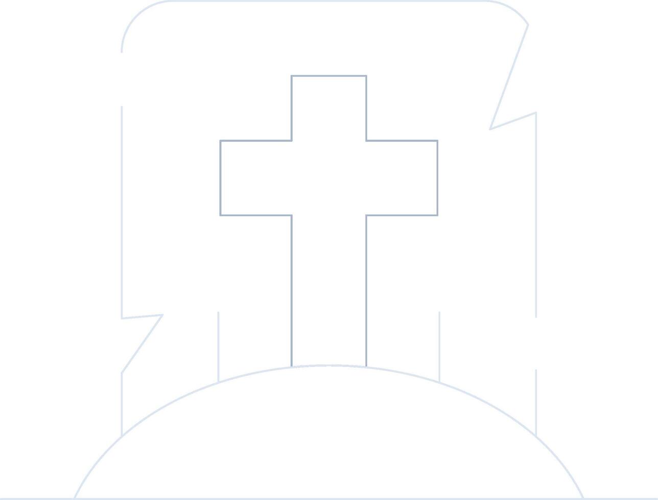 Tomb Creative Icon Design vector