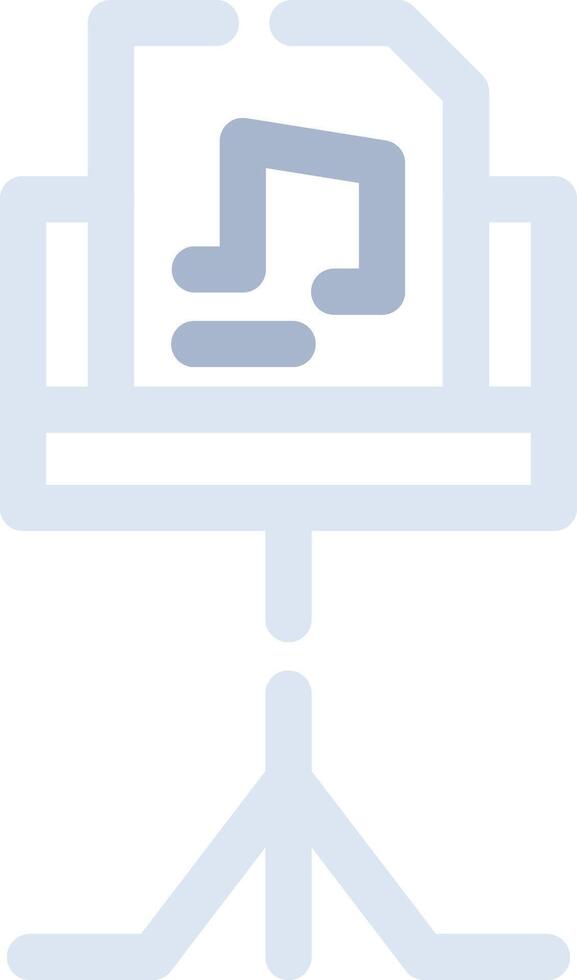 Music Stand Creative Icon Design vector