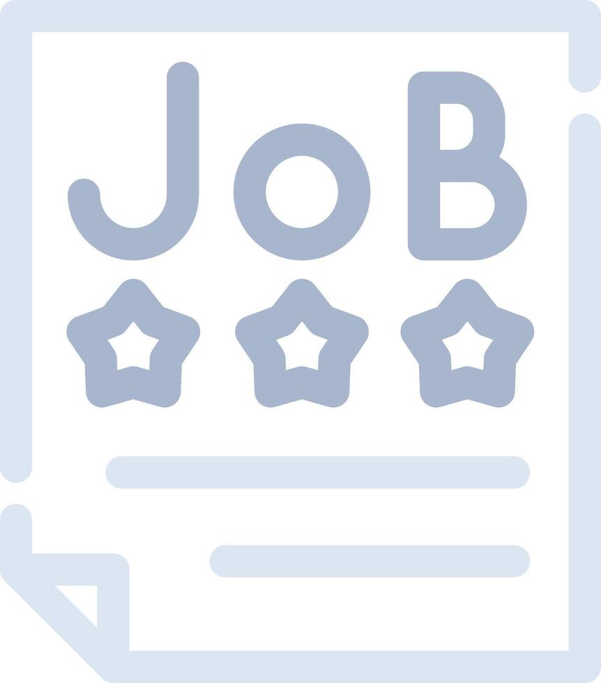 Job Offer Creative Icon Design vector