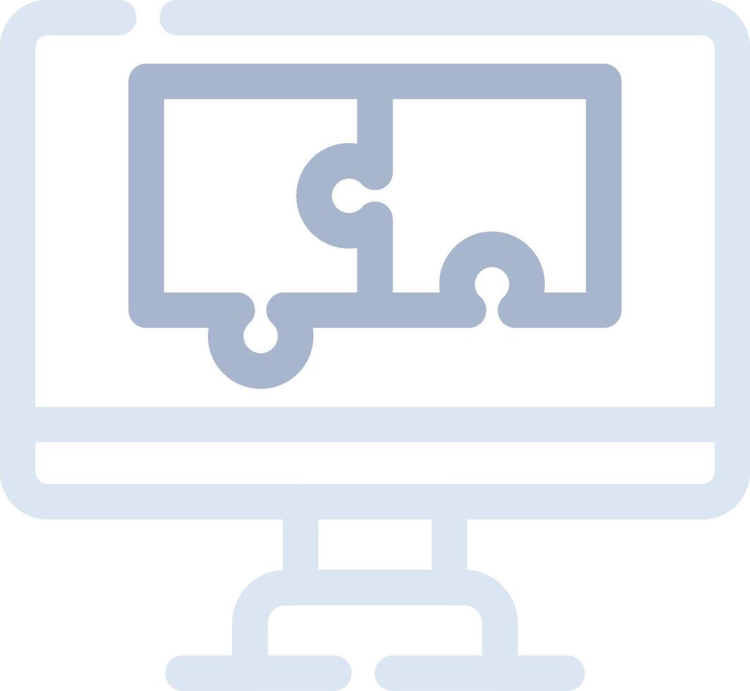 Puzzle Creative Icon Design vector