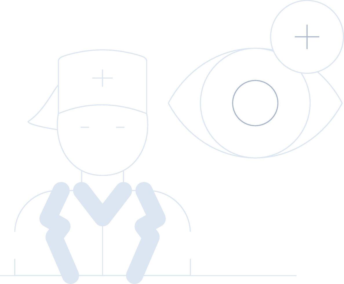Optician Male Creative Icon Design vector
