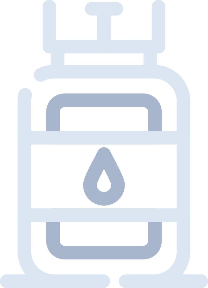 Gas Cylinder Creative Icon Design vector