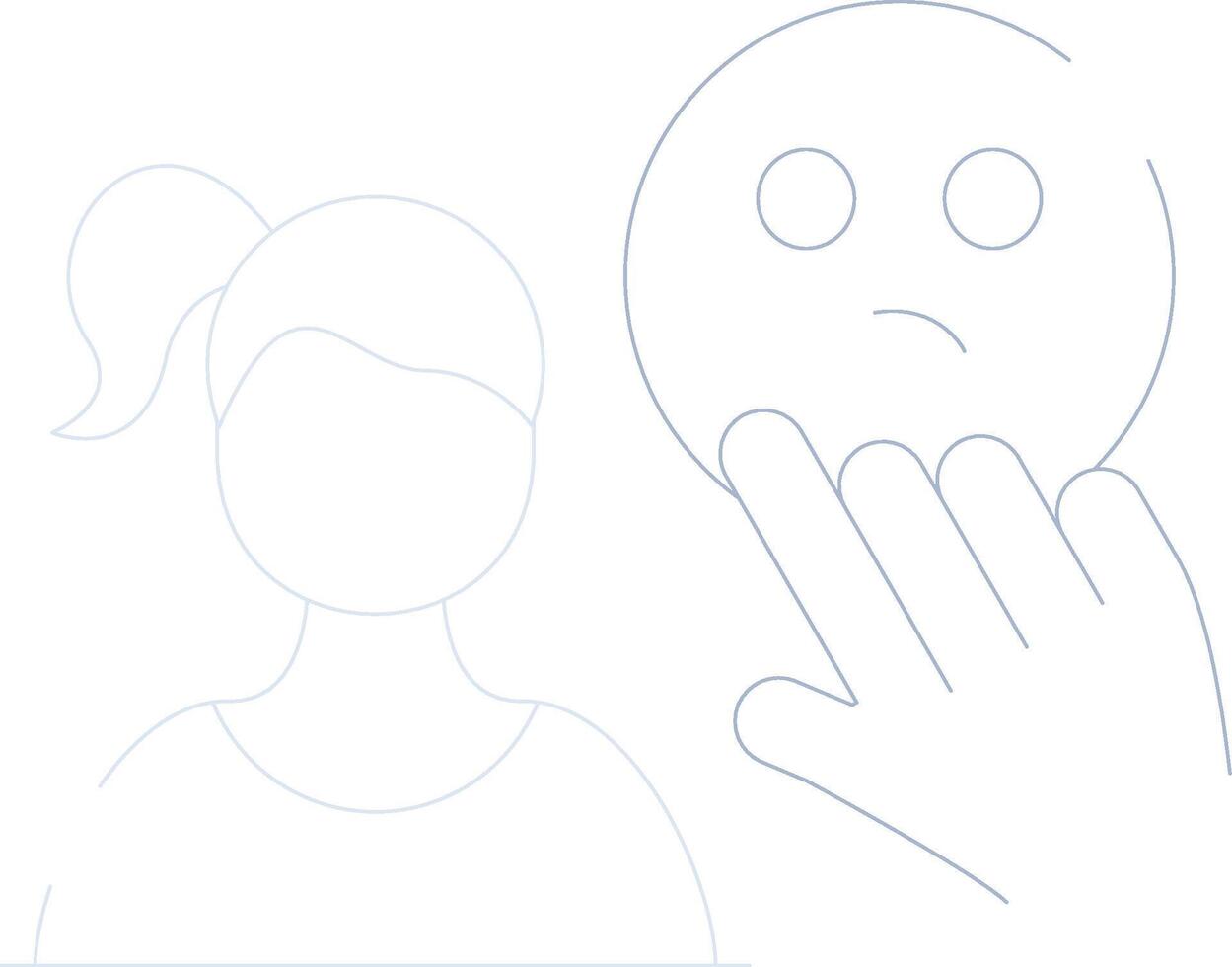 Interested Creative Icon Design vector