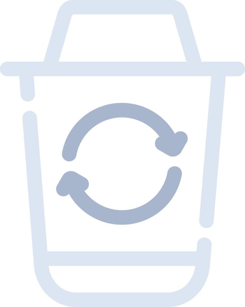 Recycle Bin Creative Icon Design vector