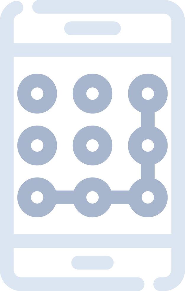 Pattern Lock Creative Icon Design vector