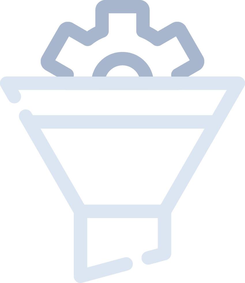 Funnel Creative Icon Design vector