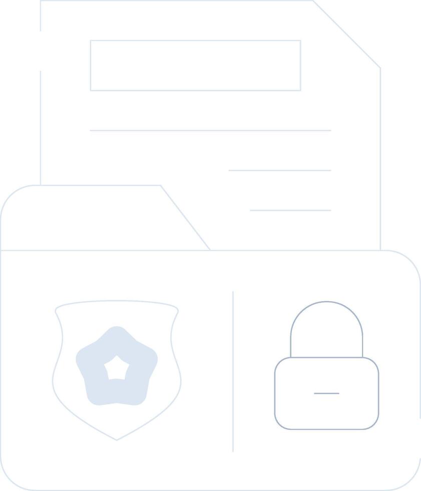 Confidential Creative Icon Design vector