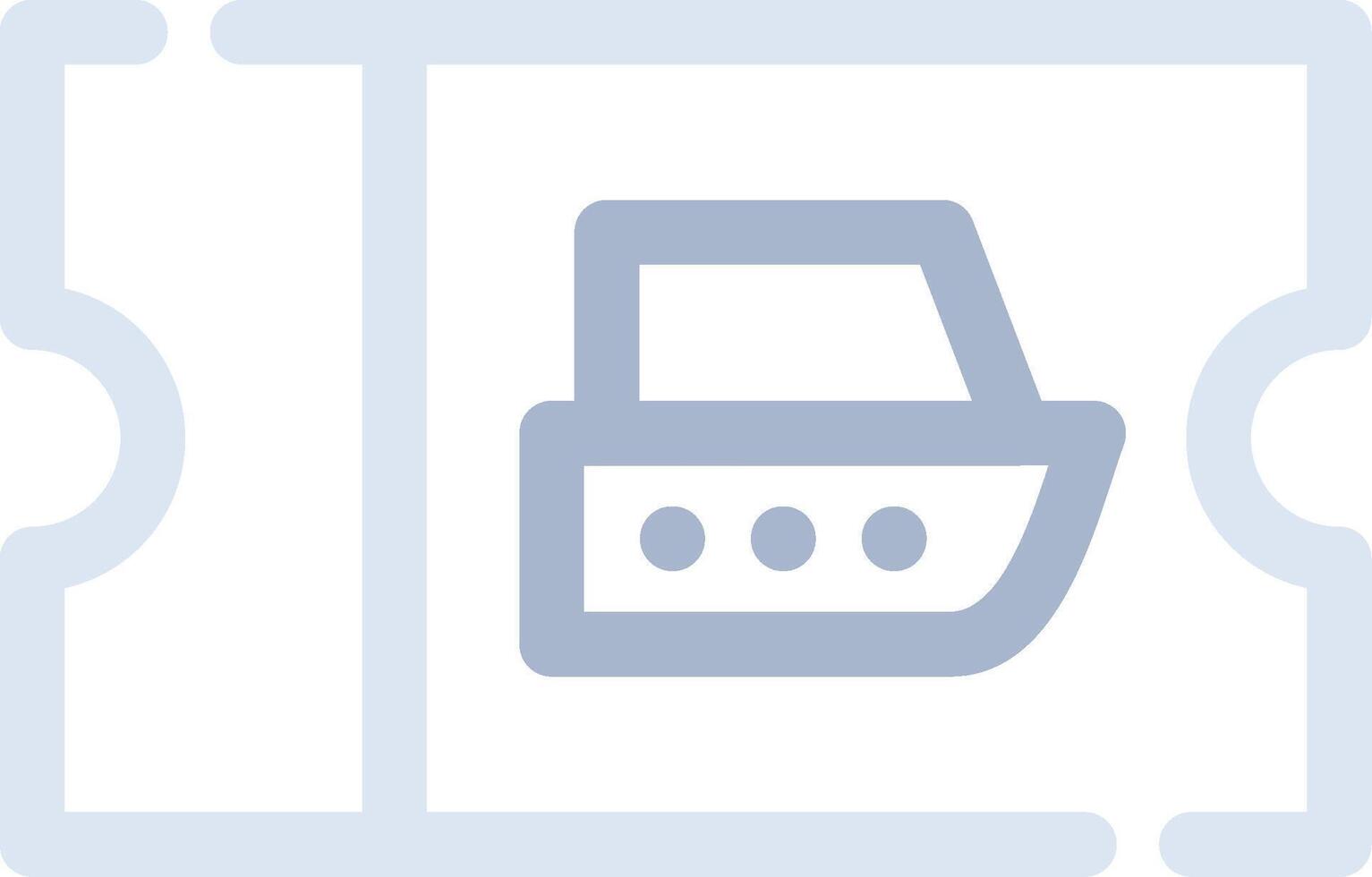 Ticket Creative Icon Design vector