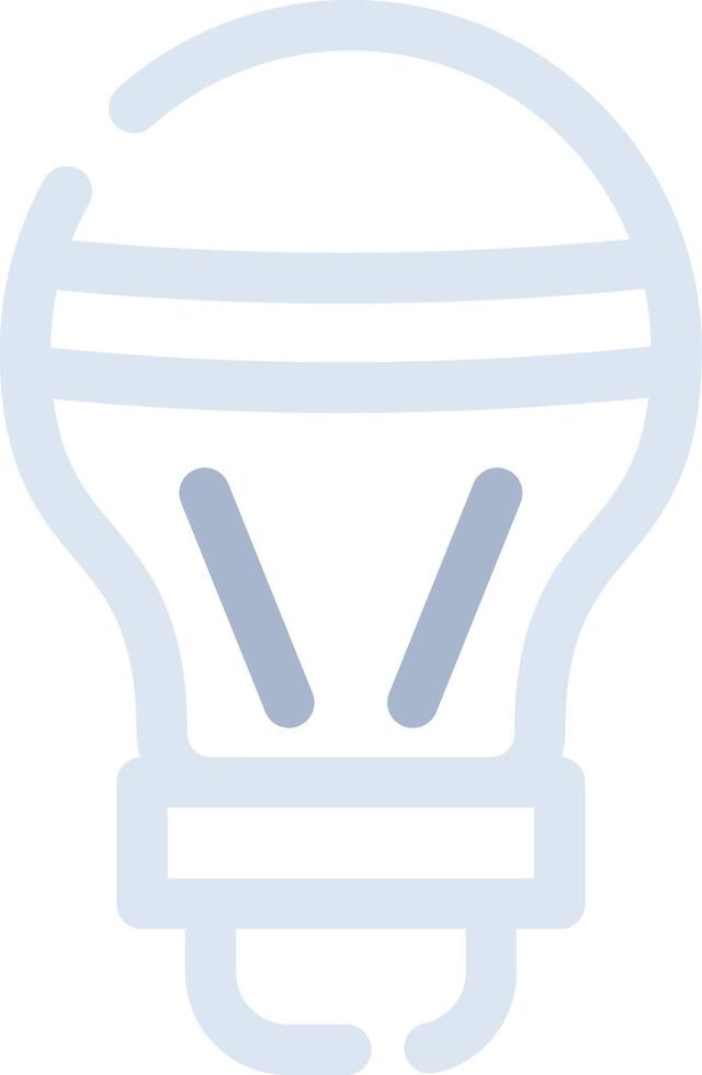 LED Bulb Creative Icon Design vector