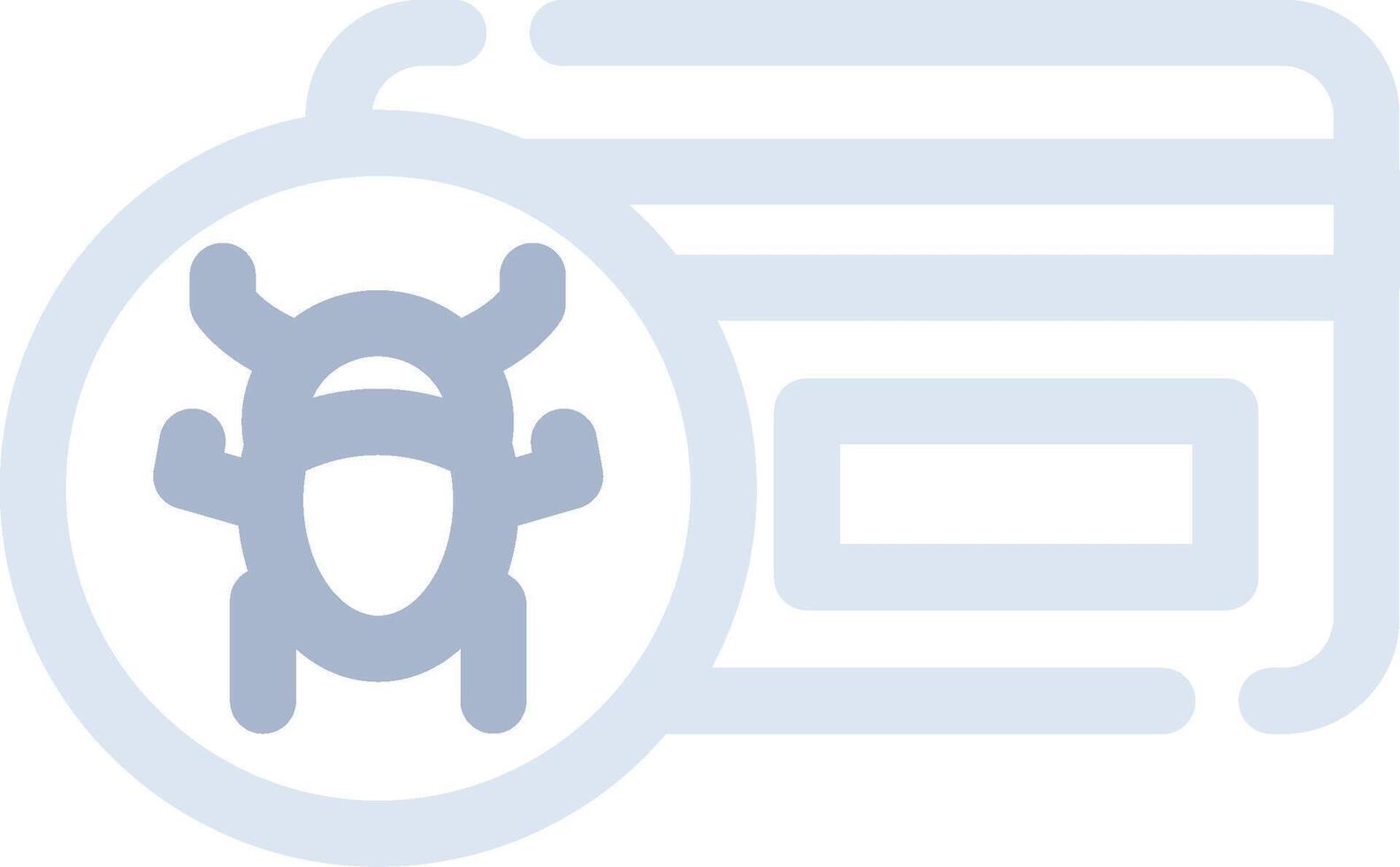 Bug Creative Icon Design vector