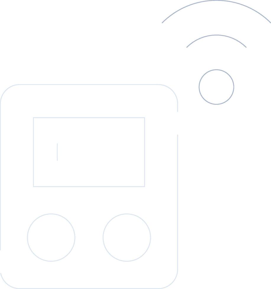 Smart Meter Creative Icon Design vector