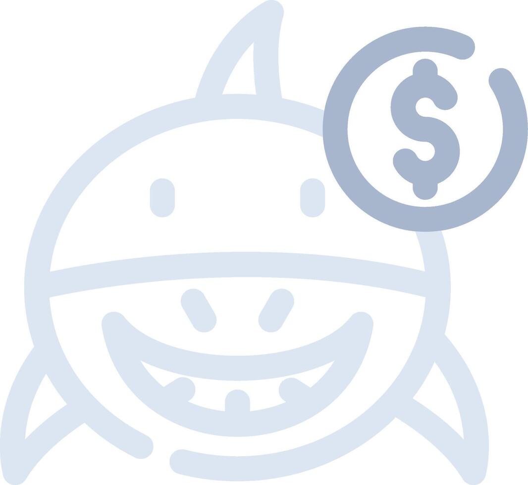 Loan Shark Creative Icon Design vector