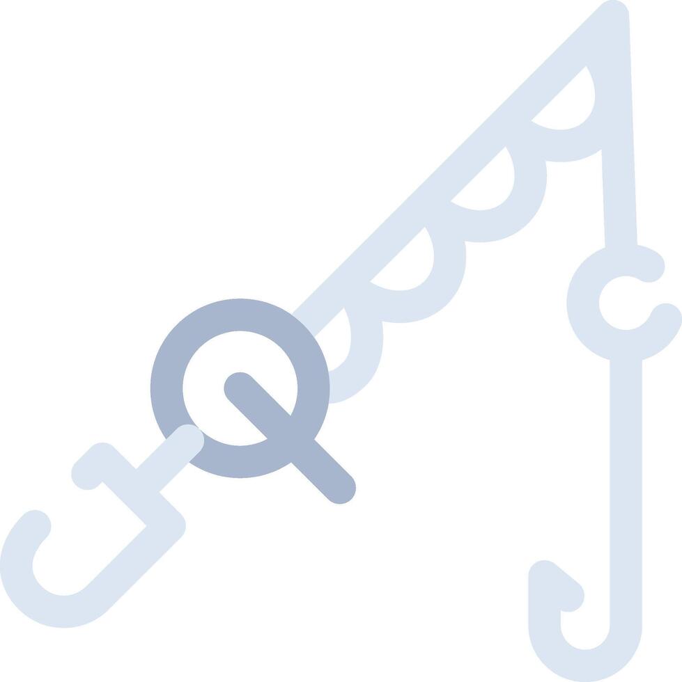 Fishing Rod Creative Icon Design vector