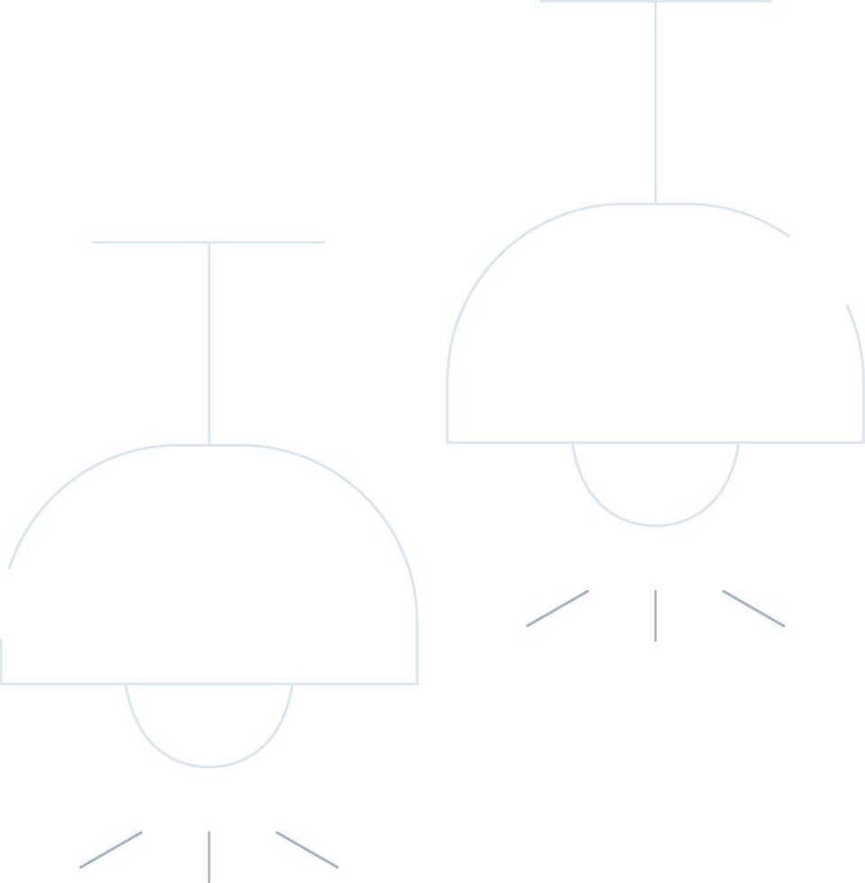 Ceiling Lamp Creative Icon Design vector