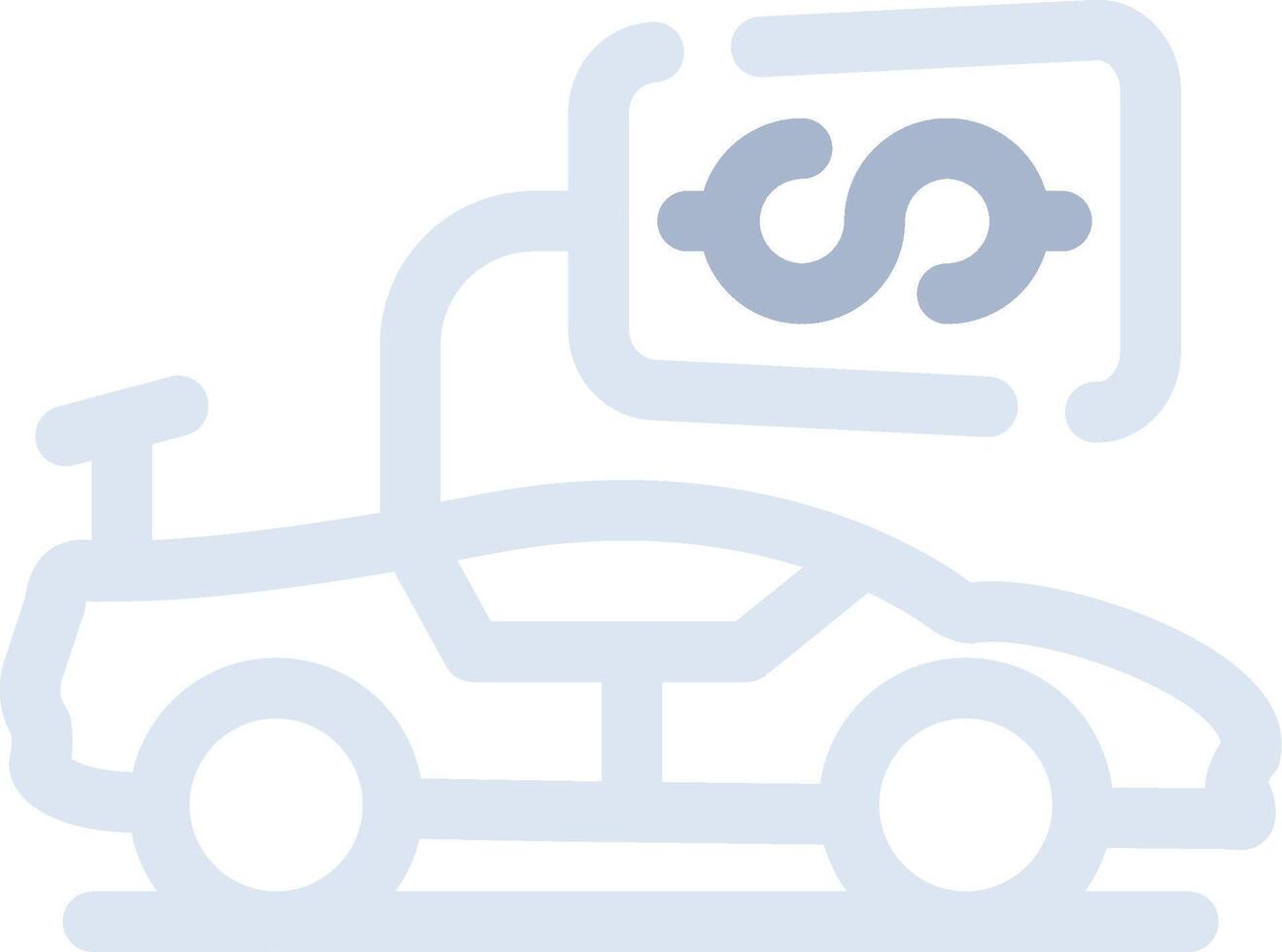 Vehicle Sales Creative Icon Design vector