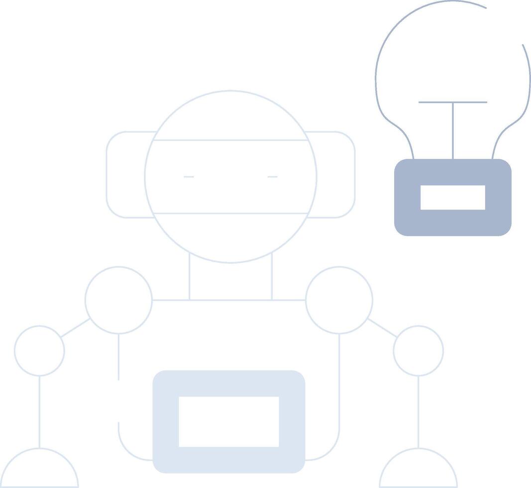 Robotics Creative Icon Design vector