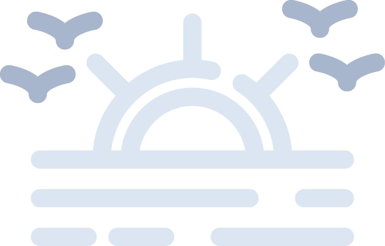Sunrise Creative Icon Design vector