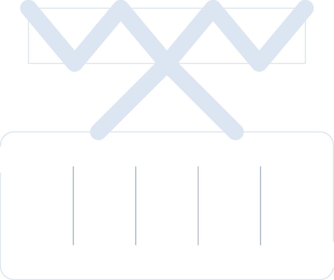 Crane Creative Icon Design vector