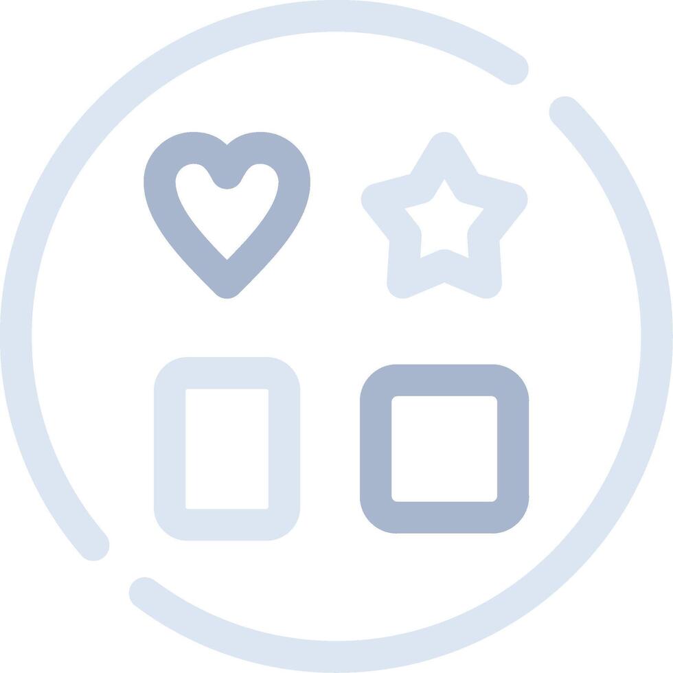 Shape Toy Creative Icon Design vector